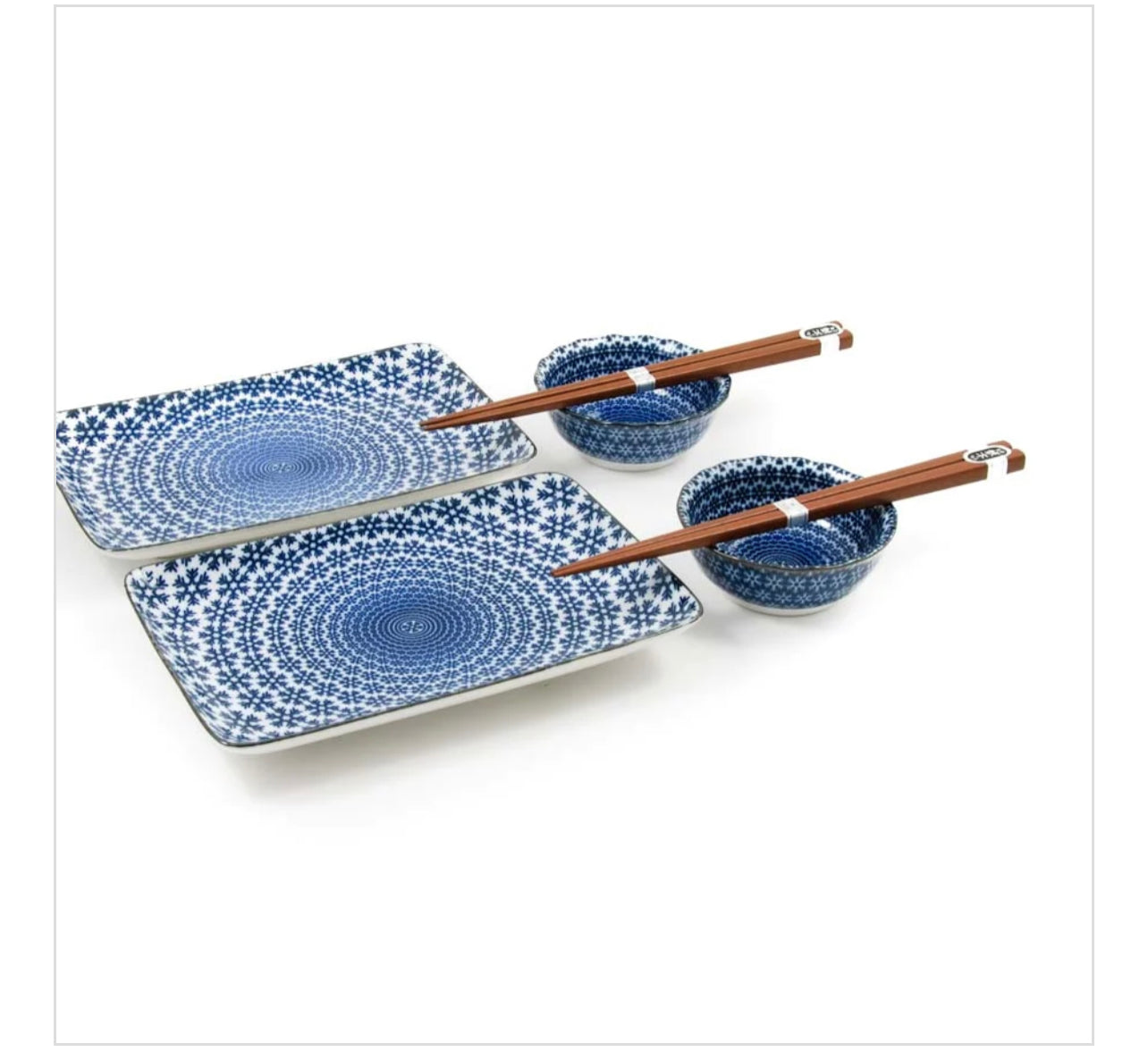 Blue Star Sushi Serving Set