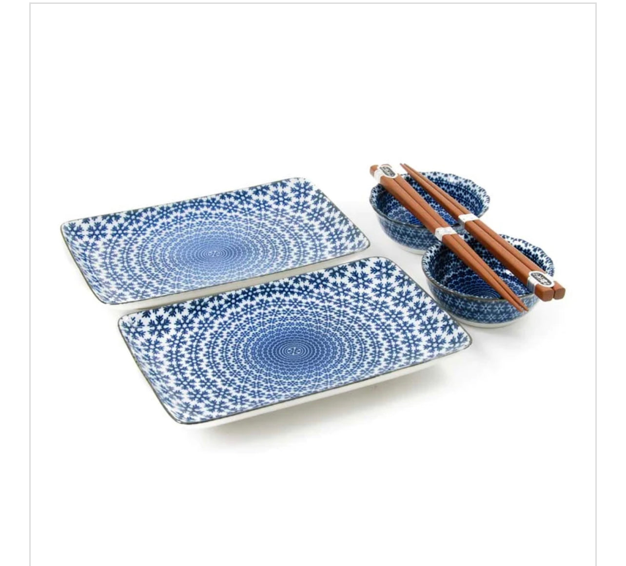 Blue Star Sushi Serving Set