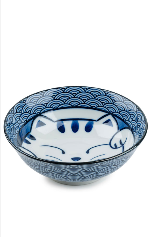 Lucky Cat Japanese Ramen Noodle Bowl