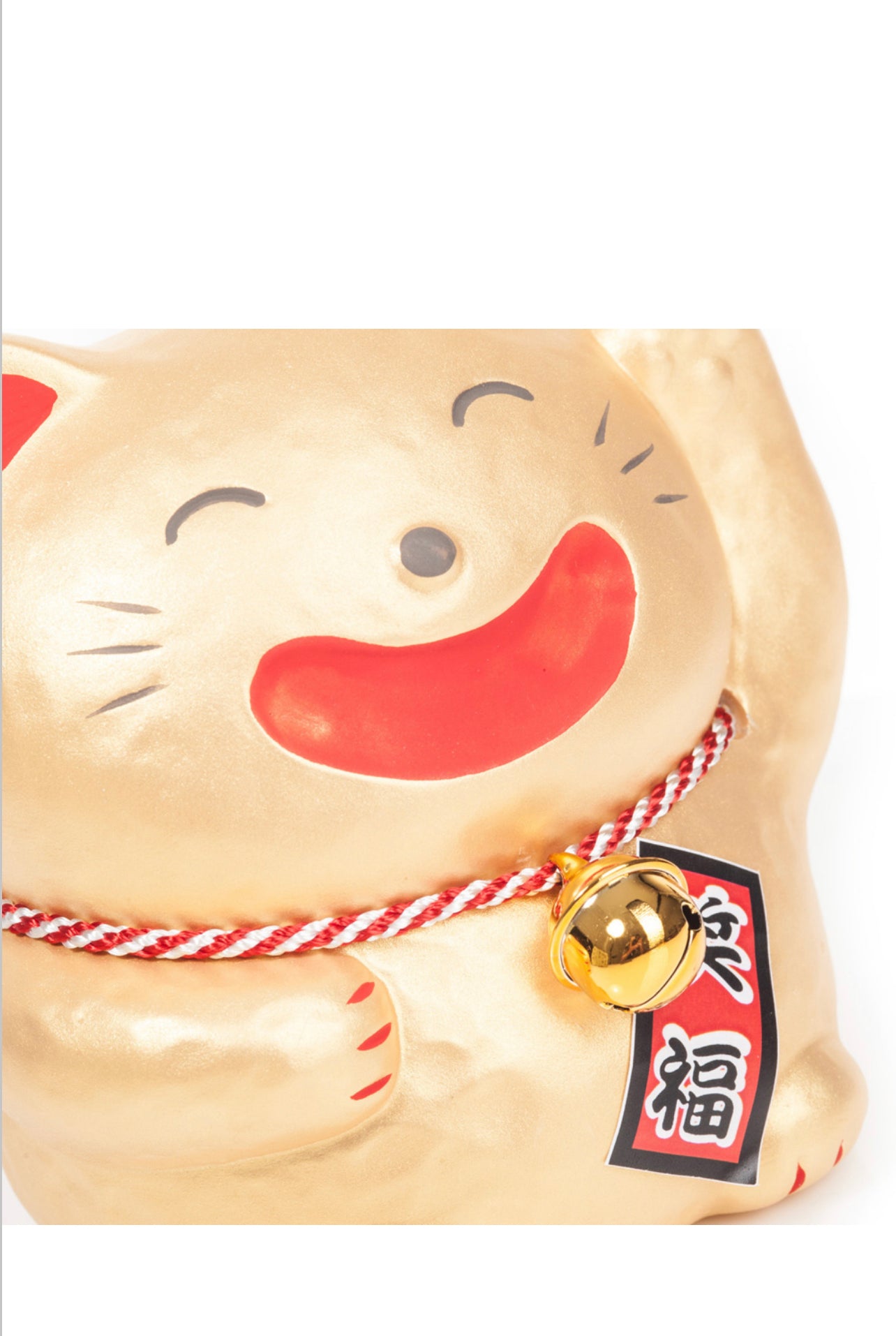 Big Smile Gold Japanese Lucky Cat