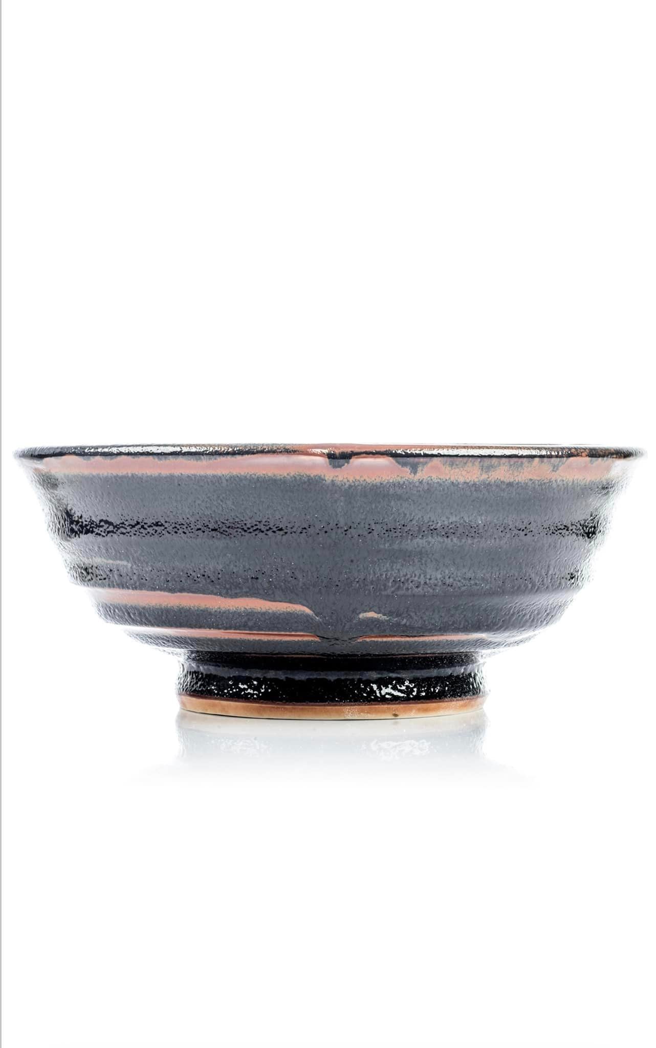 Tenmoku Black Japanese Ramen Bowl