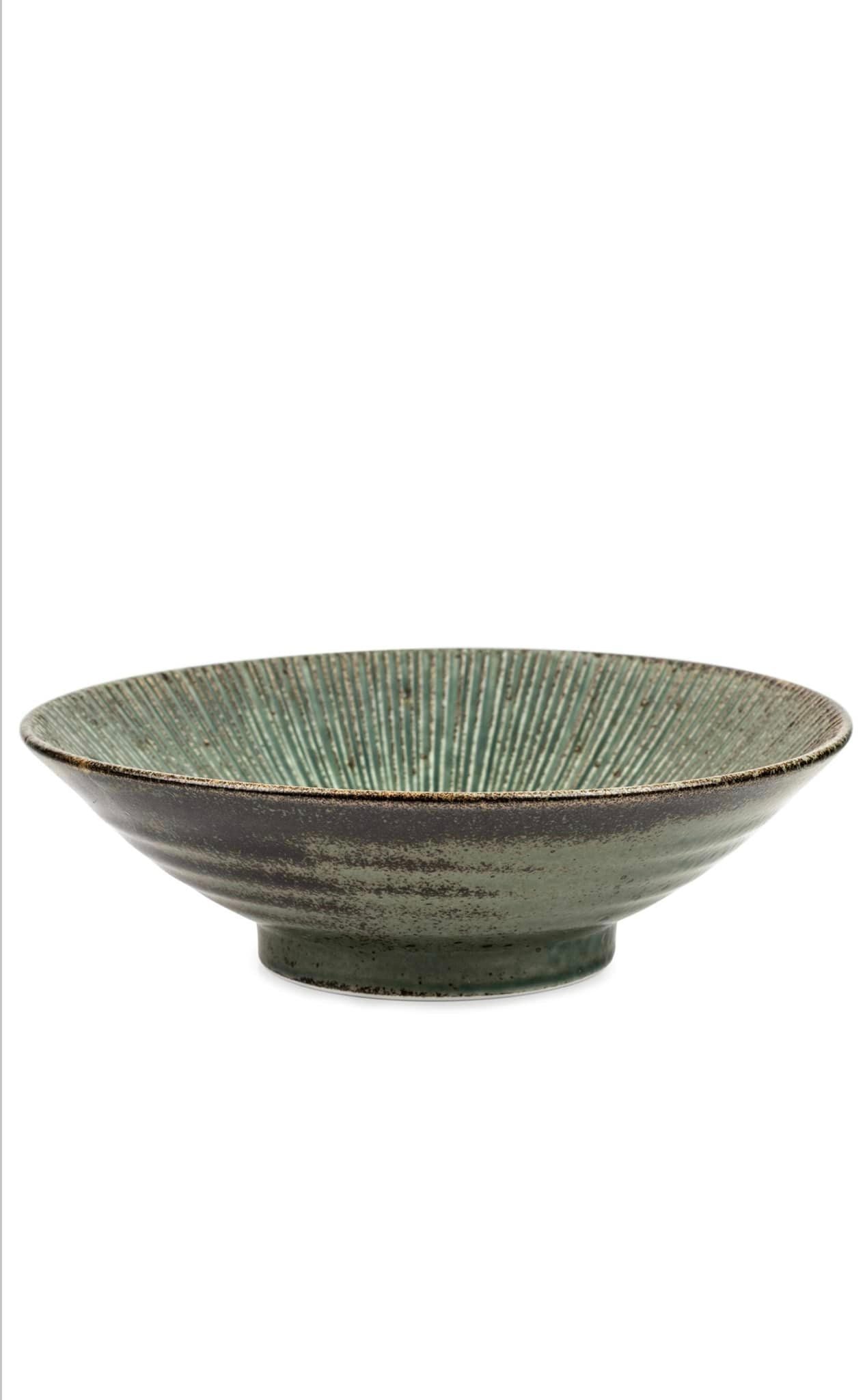 Green Wabi Sabi Premium Japanese Serving bowl